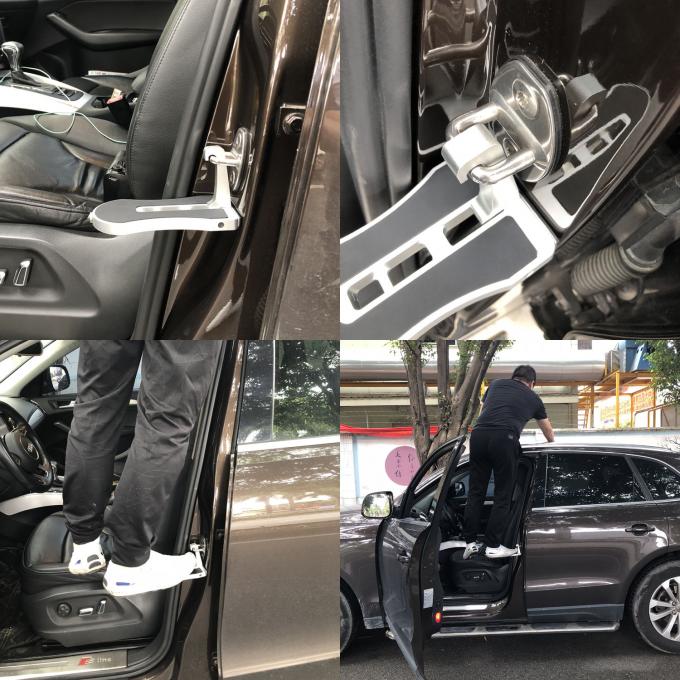Tragbare Moki-Türstufe greifen leicht auf Dach der Auto-Dachspitze mit Sicherheits-Hammer zu
