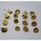 Schnelldruckknopf-reißt Hochleistungshärte-Metallknopf Gold-ODM