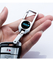 Silberne dauerhafte Rostschutz- Auto-Schlüsselring-Zusätze Hochleistungs-Schlüsselkette Carabiner