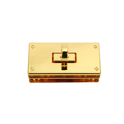 Rechteck-Form-Handtaschen-Verschluss-Hardware-Goldtaschen-Verschluss-Zusätze