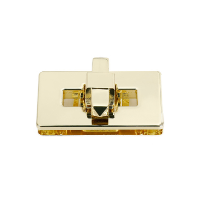 Bright Gold Handtasche Twist Lock Metallschloss für Handtasche Geldbörse