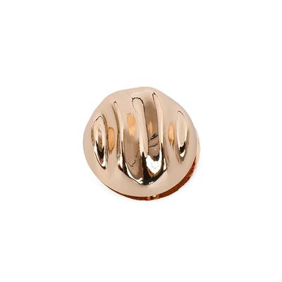 Zarte runde Handtaschenschloss-Hardware aus geprägtem Metall, 2,7 cm, benutzerdefinierte Farbe