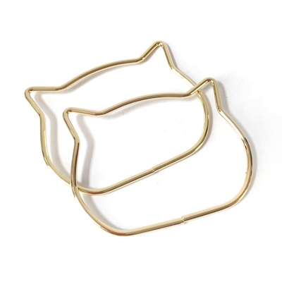 Farbechter glatter Rand Cat Ear Metal Bag Handless für Geldbörse und Kupplung ODM