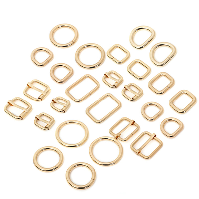 Goldenes Vielzweckhandtaschen-Ring-Hardware D Ring Fadeless Stainless Steel ODM
