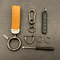 Scratchproof farbechtes Auto-Schlüsselkettenhalter-echtes Leder für Auto-Uhrkette