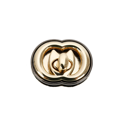 Light Gold Double Round Twist Handtasche Metallschloss einfach zu installieren