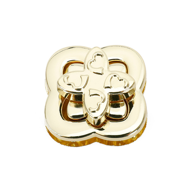 Four Leaf Clover Twist Handtaschenschloss Hardware Tasche Ersatzteile